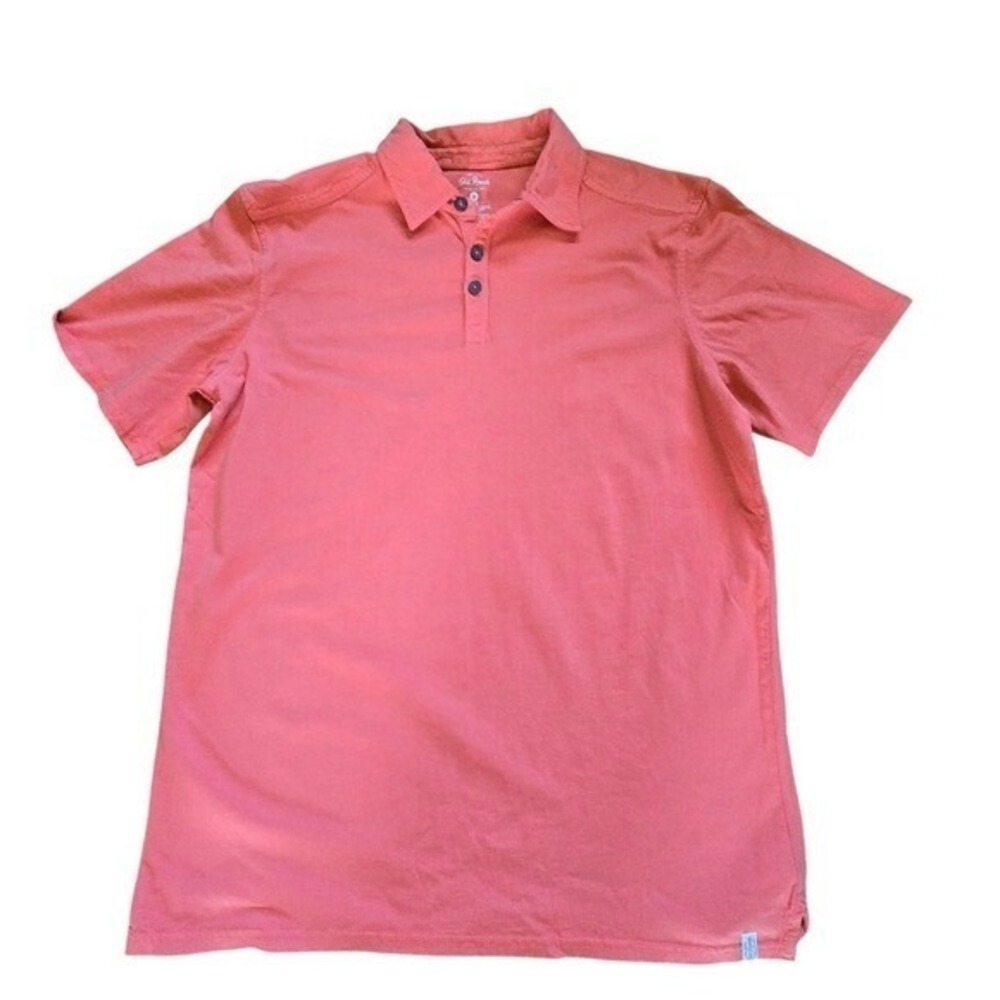 Old Ranch NWOT Men's Coral Polo Shirt Short Sleeve Size Medium NEW